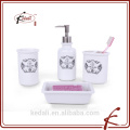 white modern bathroom ceramic set